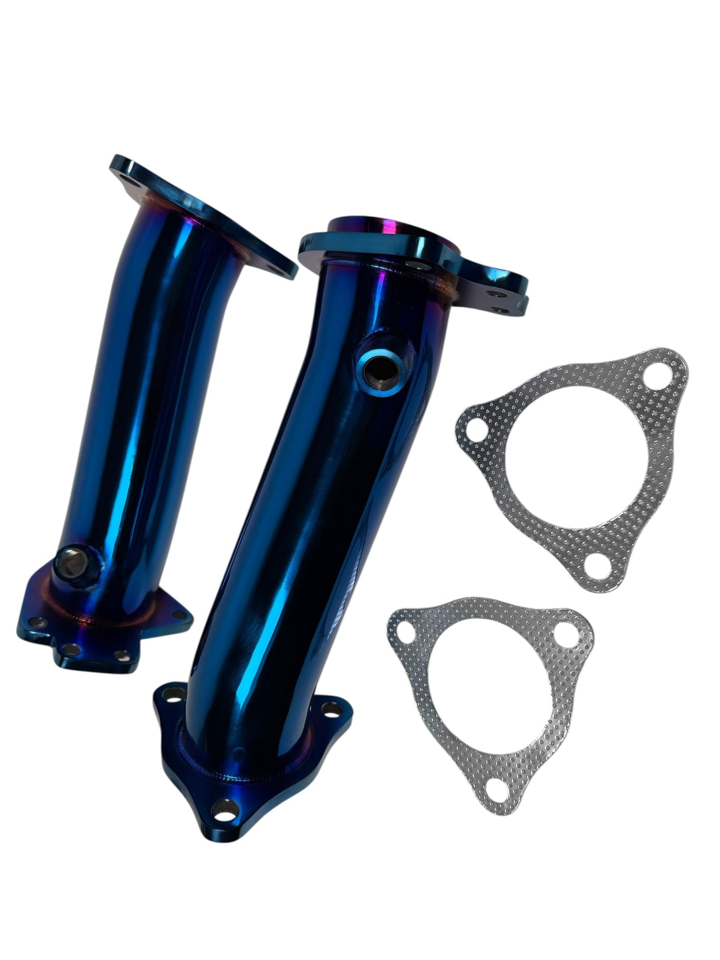 2020+ C8 Chevrolet Corvette high flow sport cats catalytic converter downpipes by JackSpania Racing, 3-inch exhaust parts for performance.