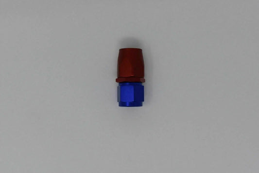 Jack Spania Racing 10 AN straight billet swivel steel hose end fitting for oil, fuel, and water in engine applications.