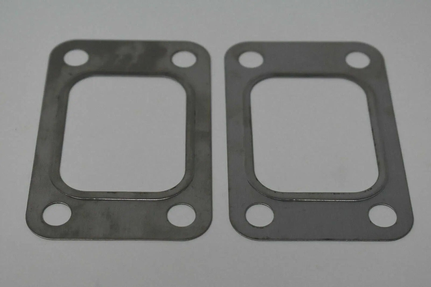 Two Jack Spania Racing turbo exhaust inlet manifold gaskets for T2 T25 T28 GT25 GT28 turbo flanges, engine parts.