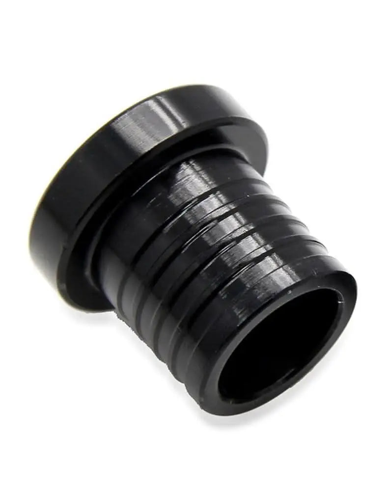Jack Spania Racing bypass block plug for Subaru Impreza WRX STI atmospheric blow-off valve engine part, 1-inch size.
