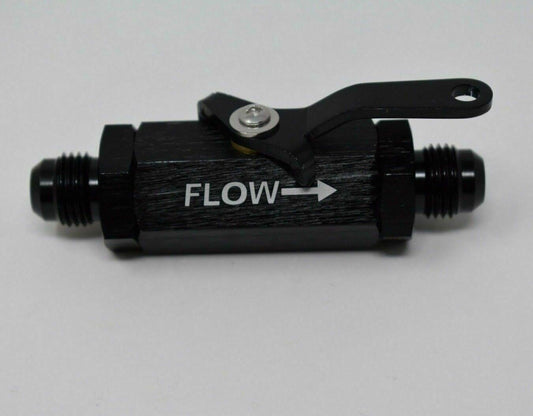 Billet AN6 Shut Off Valve Fuel Shut Cut Off Valve W/ Cable Lever For Fuel Oil US - Jack Spania Racing