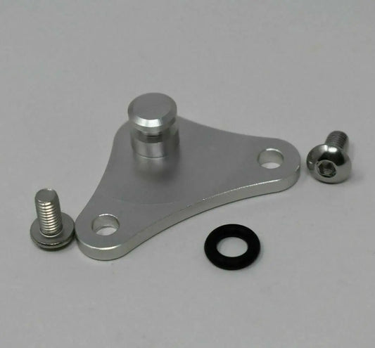 Jack Spania Racing EVAP purge port plug for Honda K-series K20 K24 engines, compatible with Acura RSX, Civic Si, and Integra engine parts.