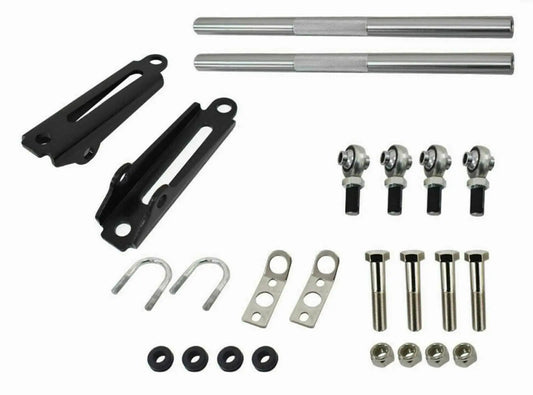 Jack Spania Racing Pro Series traction bar for Honda Civic 92-01 Acura Integra K Series suspension part, showing the black metal bar.