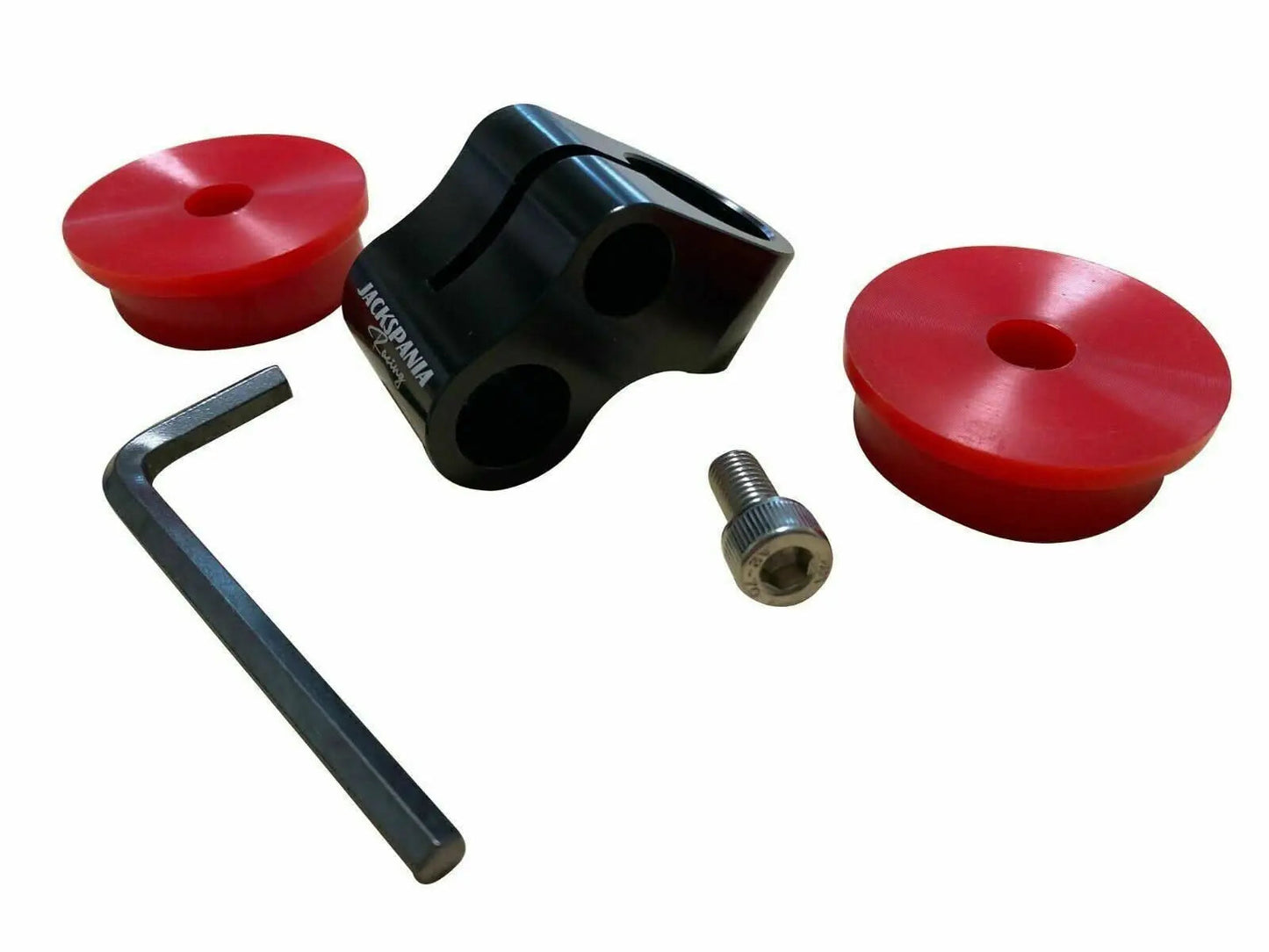 Jack Spania Racing 5-speed short shifter adapter with bushings for Subaru Impreza WRX STi and Legacy GT transmission upgrade.