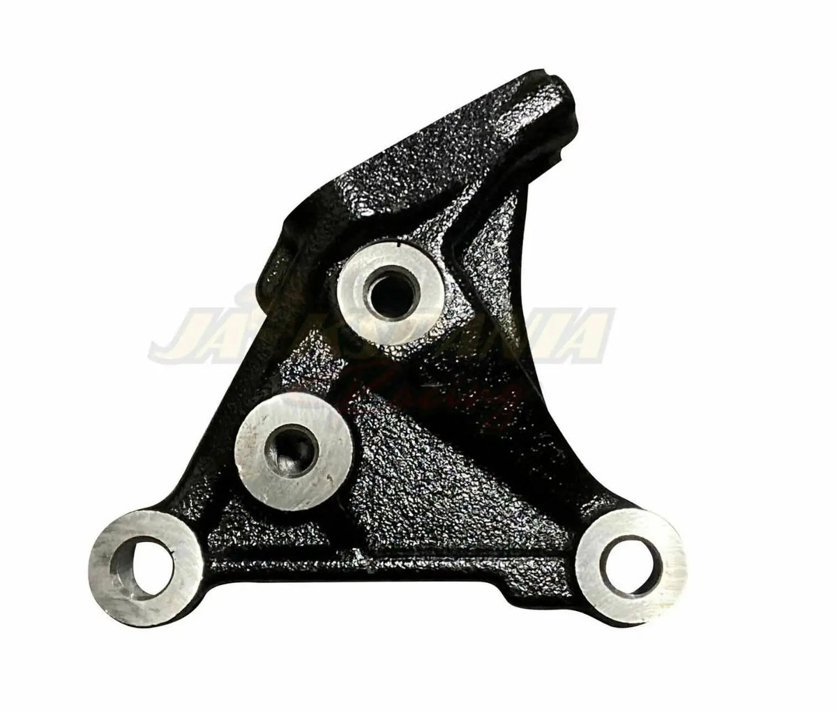 Jack Spania Racing Honda Acura K24 swap passenger side engine mount bracket, automotive engine part, metal bracket with mounting holes.