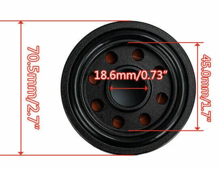 Jack Spania Racing Race Spec reusable billet oil filter for Honda Acura K-Series K20 K24 engine swaps, engine parts accessory