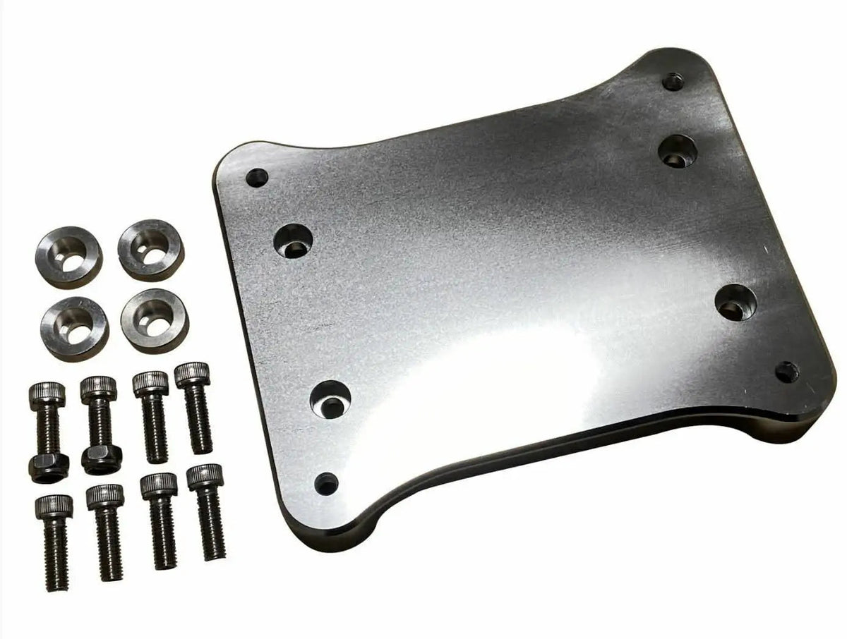 Jack Spania Racing billet shifter base plate V2 for Honda TSX and Accord K24 transmission, OEM-style transmission parts.