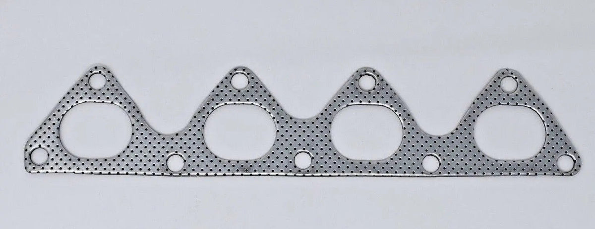 Graphite B-Series header exhaust manifold gasket for Honda B18C5 Type R and B16A3, by Jack Spania Racing, OEM spec.