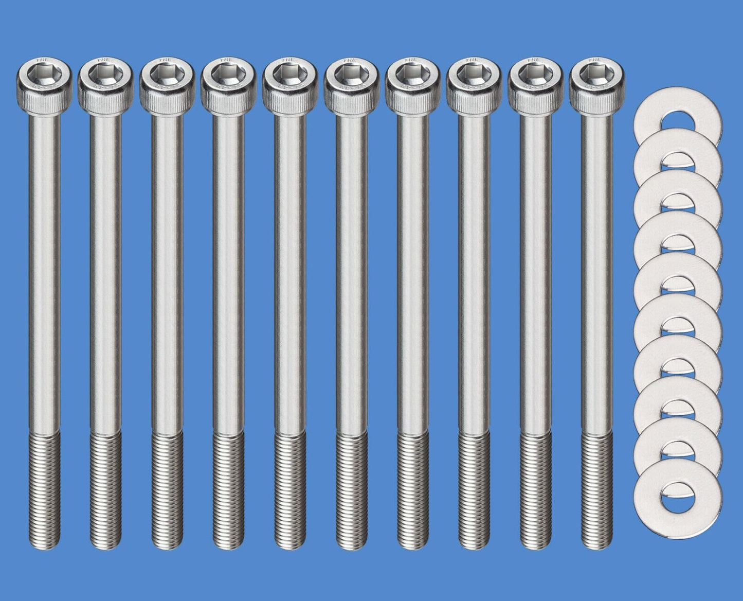 LS Truck Intake Manifold Bolts Stainless Steel Kit Vortec 4.8 5.3 6.0 6.2L LS1 - Jack Spania Racing