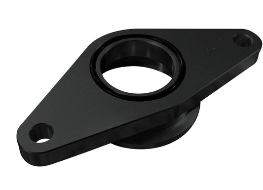50mm BOV flange adapter for Subaru WRX STI Forester EJ20 EJ25, top mount, compatible with TiAL blow off valve, by Jack Spania Racing.