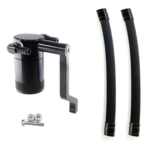 Jack Spania Racing catch can for Chrysler 300 Hemi, Charger, Challenger engine parts, 5.7L to 6.4L SRT models, vehicle engine upgrade