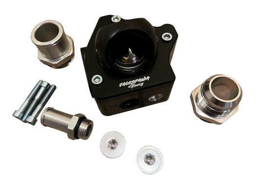 K20 K24 K Series Direct Water Pump Mount V2 Swivel Neck Thermostat Housing 16AN