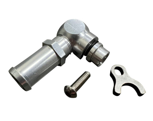 Jack Spania Racing K Series K20 K24 RSX power steering pump inlet fitting for K swap, low pressure suspension part.