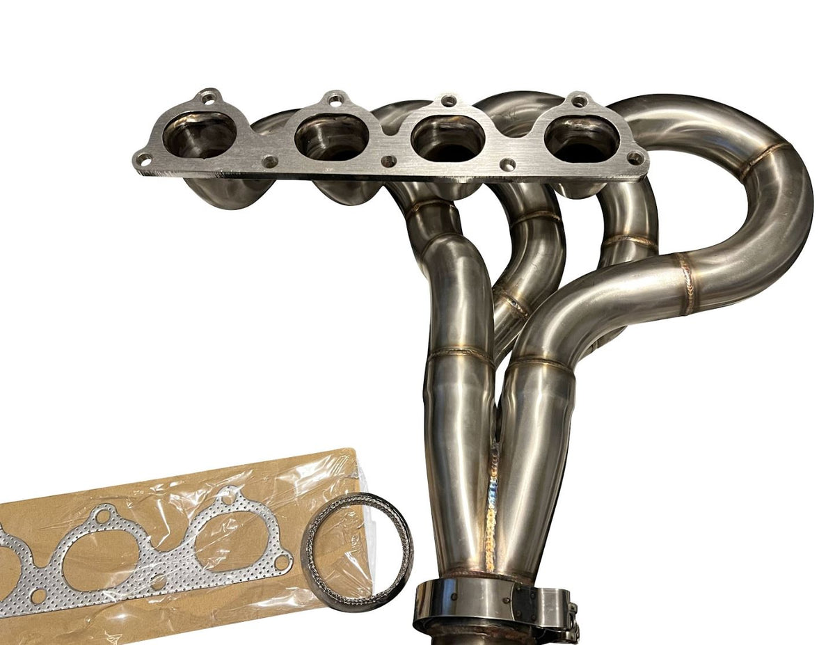 Jack Spania Racing B Series Ramhorn 4-1 header for Honda B16 B18 B20 engines, compatible with Acura Civic Integra DC2 exhaust parts