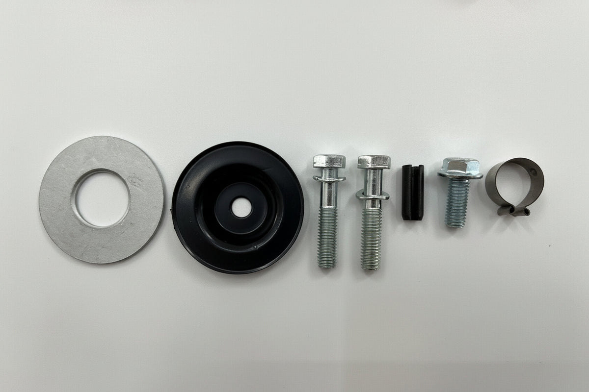 Jack Spania Racing polyurethane poly shifter bushings for EG EK Si Type R B Series suspension, shown in close-up detail.