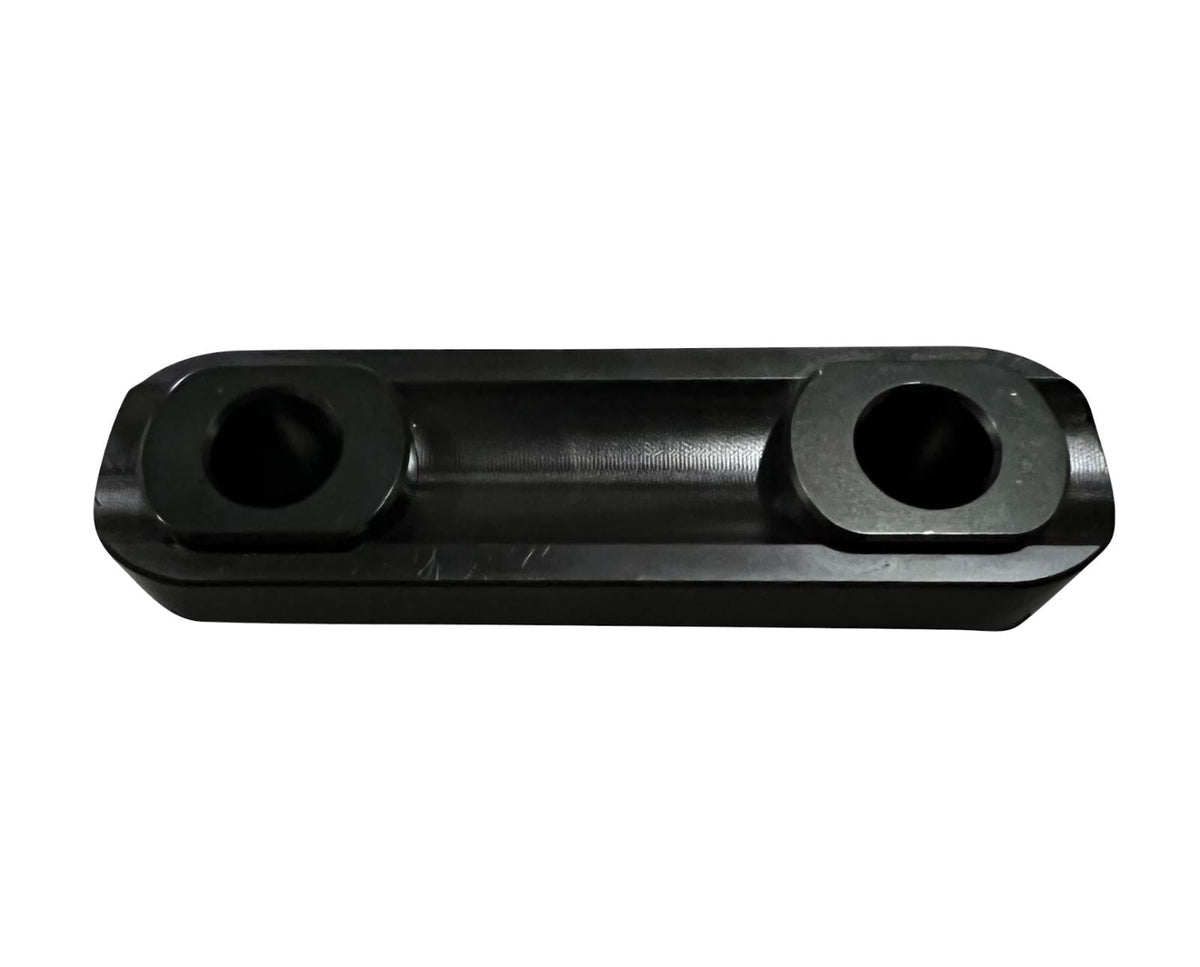 Aluminum Delrin steering rack slider for DC5 EP3 RSX Civic 01-06, engine part from Jack Spania Racing, shown on a white background.