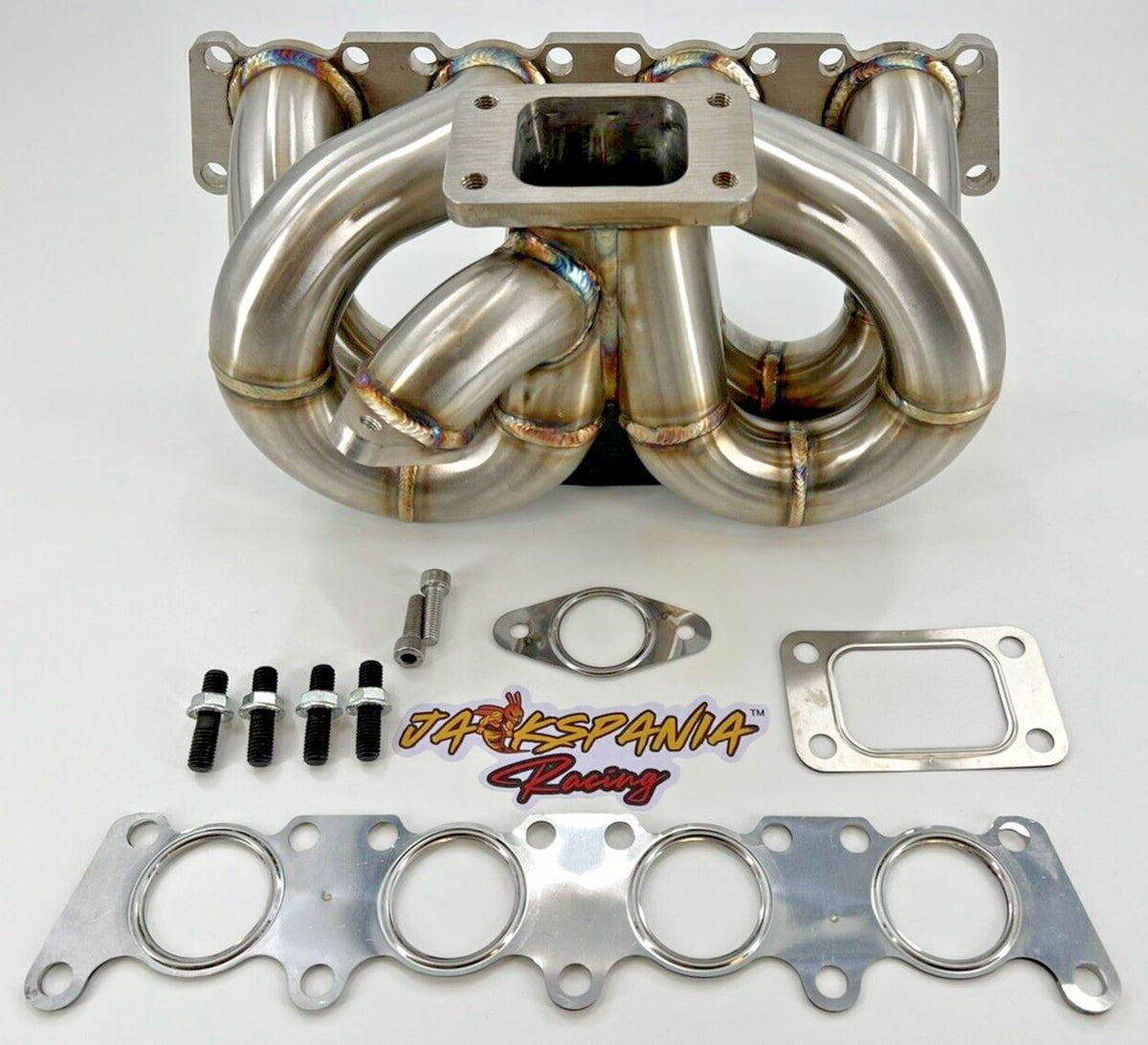 Jack Spania Racing T3 Turbo Manifold for VW A4 1.8T Jetta Golf GTI GLI 337 2-bolt exhaust part