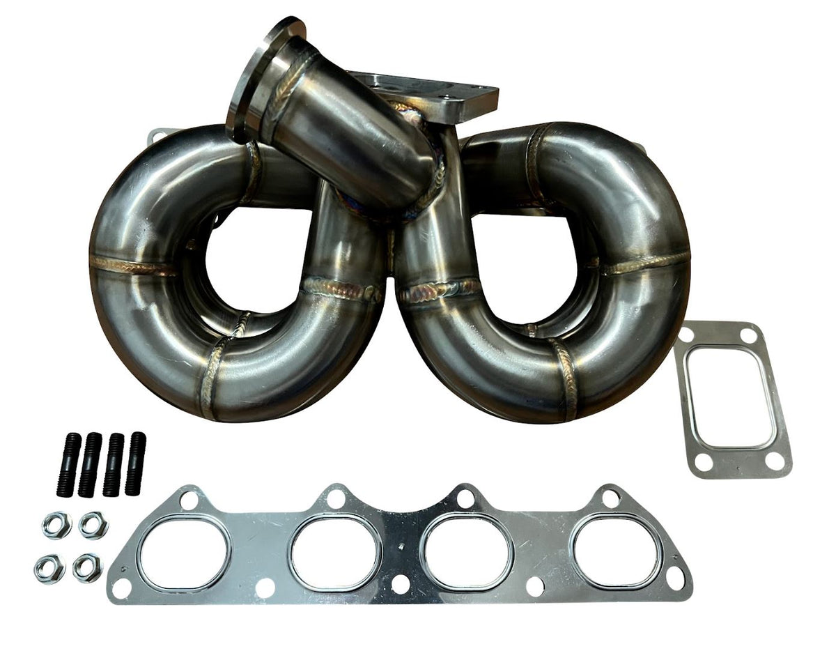 Jack Spania Racing D Series AC PS T3 Turbo Manifold for GSR D15 D16 Civic EG EK DC2, 44mm exhaust part