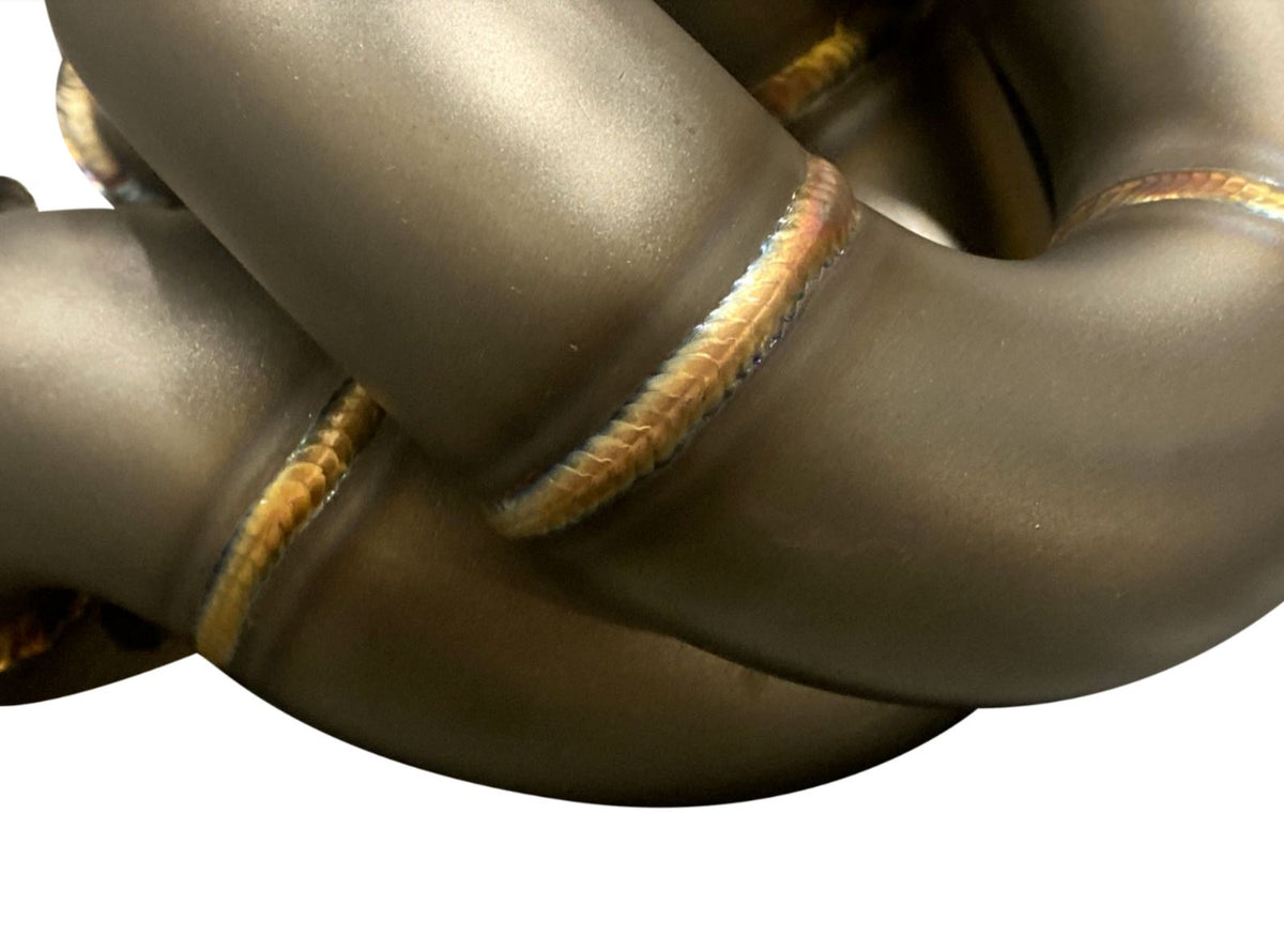 Jack Spania Racing B Series AC PS T3 Turbo Manifold for GSR B16 B18 B20, compatible with intercooler for Honda Civic and Integra.