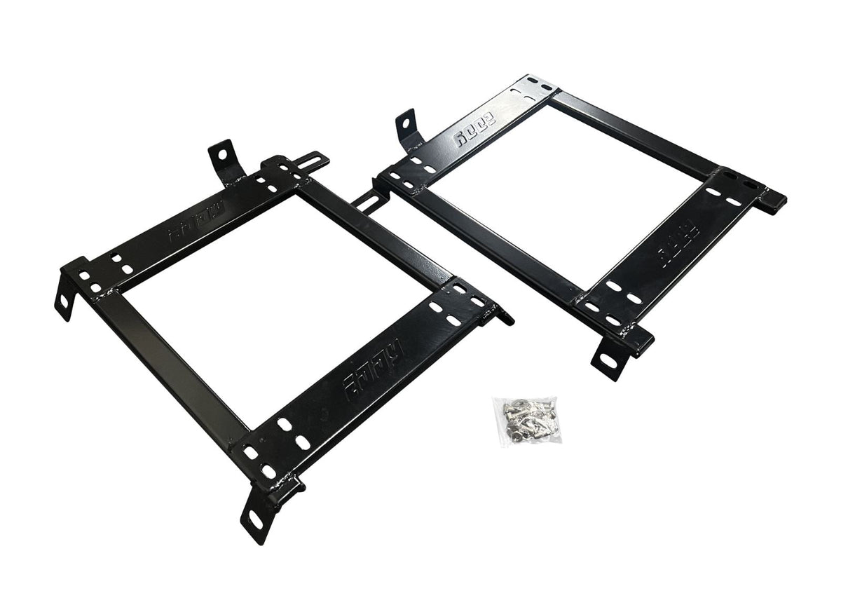 Jack Spania Racing seat base mount bracket for Honda Acura Civic EG EK DC2 engine parts, showing the sturdy metal bracket and mounting points.