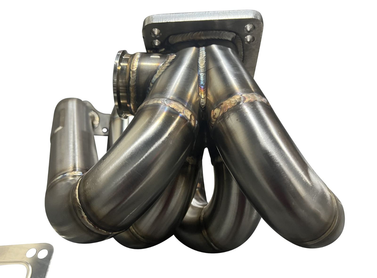 Jack Spania Racing B Series T3 T4 Top Mount Turbo Manifold Pipe for GSR B16 B18 B20 Civic Si DC2, 44mm exhaust part