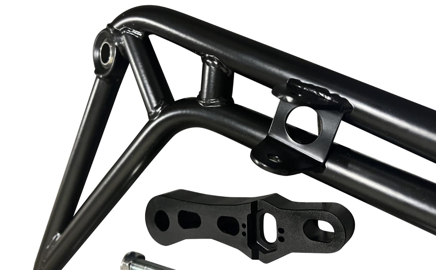 Jack Spania Racing BMW E36 front steering adjustable drift lower control arm with wide angle kit, transmission part for enhanced handling.