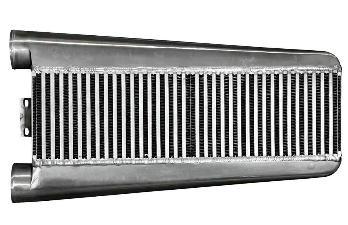 Jack Spania Racing K Series turbo manifold with intercooler, T3 T4 flange, 60mm, for K20 and K24 engines, sidewinder style exhaust part.
