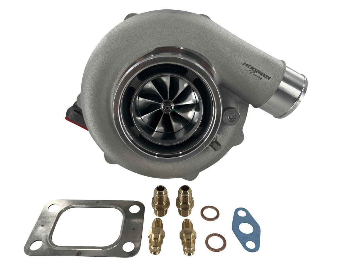 Billet Wheel 6255G Dual Ball Bearing Turbocharger Turbo HP Rating 900 T4 .82 A/R - JackSpania Racing