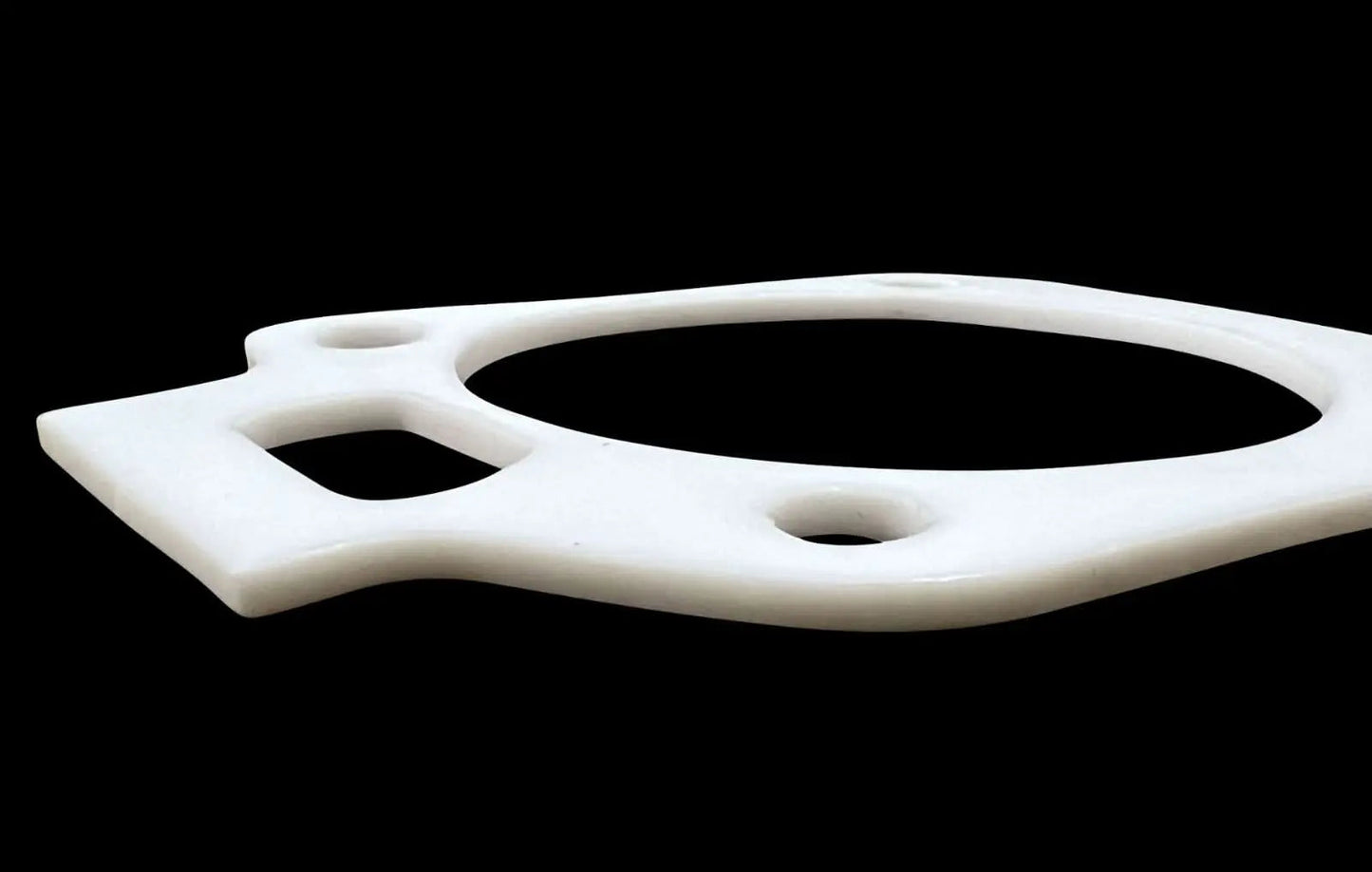 Jack Spania Racing K Series K20 K24 throttle body thermal gasket for Acura Honda Civic engine parts, showing the gasket and throttle body.