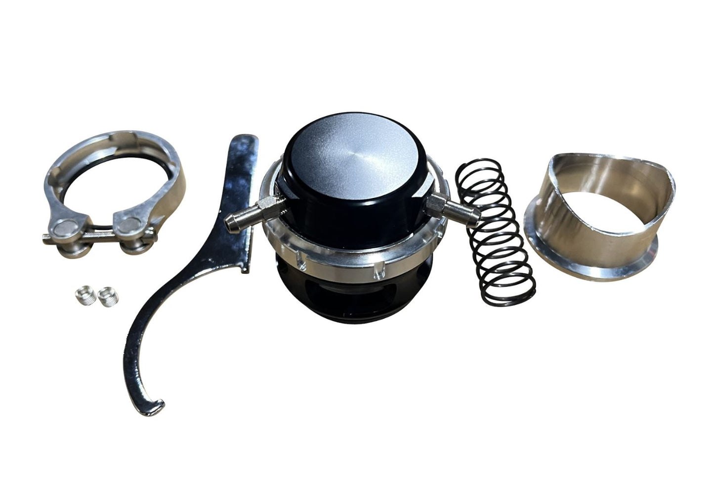 JackSpania Racing 50mm Race Port Blow Off Valve, high flow engine part with 330 CFM for turbocharged vehicles.