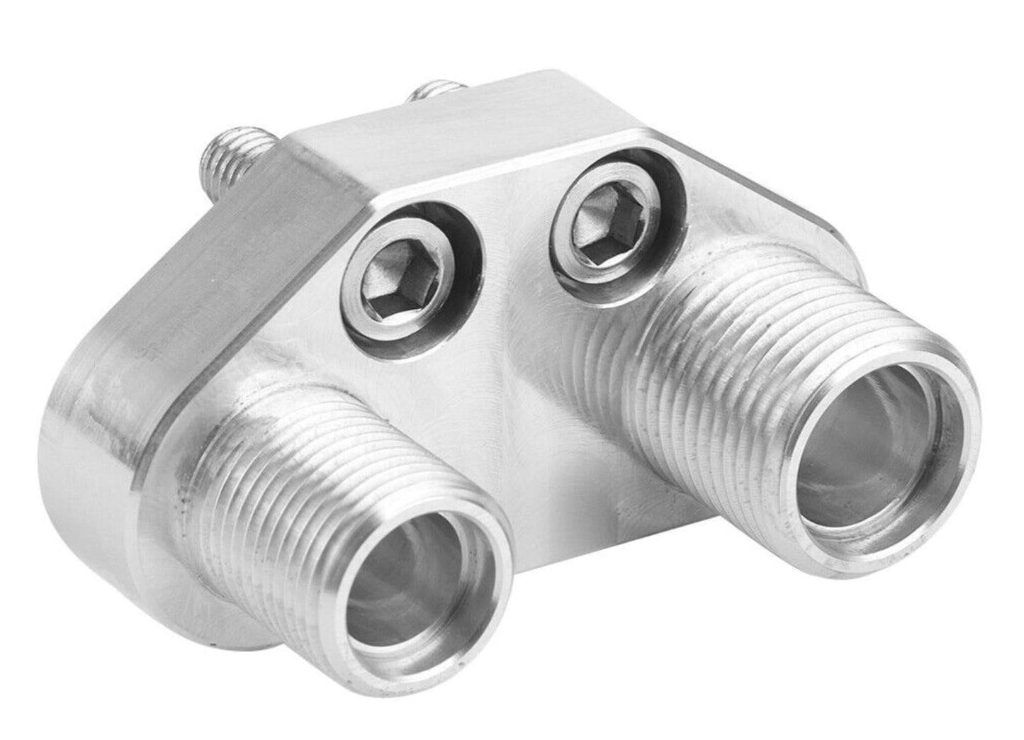 JackSpania Racing billet AC compressor adapter fitting for Sanden SD7B10 SD7B10 A/C systems, suspension parts for vehicle repair.