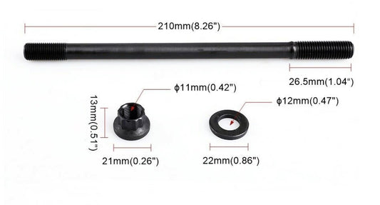 Cylinder head stud kit for Honda Prelude H22A series engine, manufactured by JackSpania Racing, including multiple engine studs.