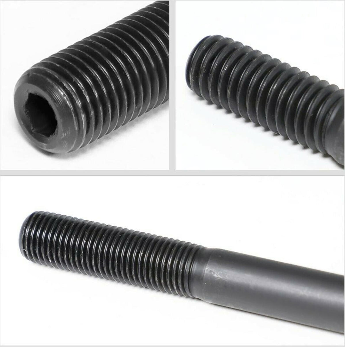 Cylinder head stud kit for Honda Prelude H22A engine by JackSpania Racing, featuring engine parts and hardware for H-series engines.