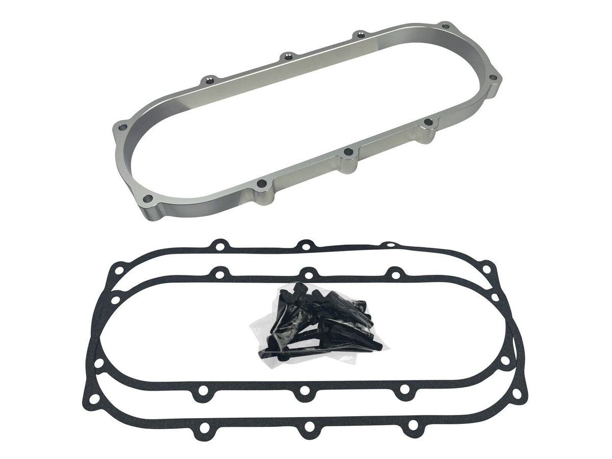 JackSpania Racing billet 1L plenum spacer plate for Skunk2 Ultra Race intake manifolds, 90mm engine part, durable metal construction