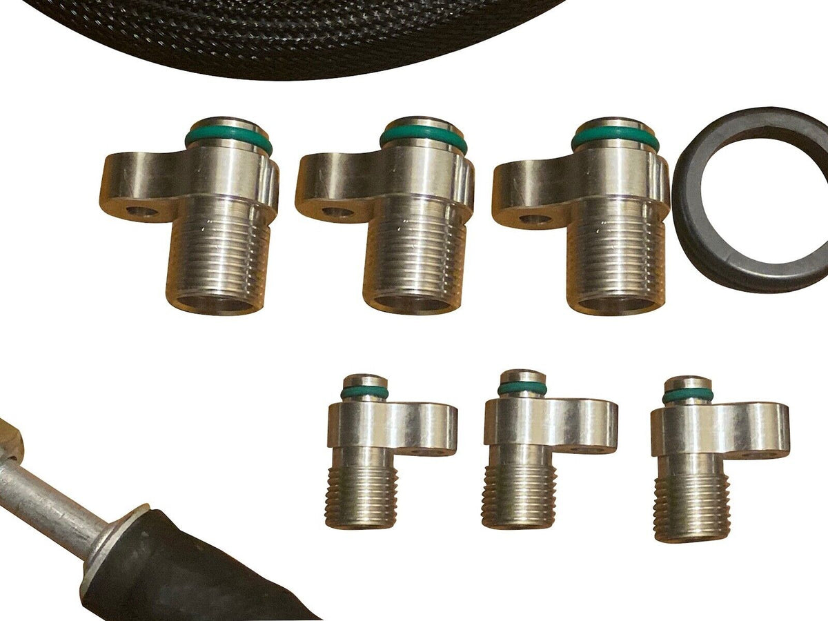 JackSpania Racing K Series K20 K24 AC line tuck for Honda Acura Integra EG EK DC2 K swap condenser engine part