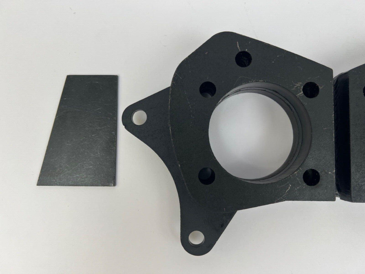Steel trailing arm plates for Honda Acura Civic EG EK and Integra DC2 suspension, designed for improved stability and durability.