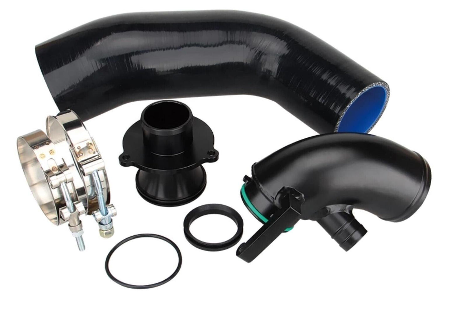 Engine Turbo Muffler Inlet Elbow Silicone Hose For VW MK7 Golf GTI R 2.0T 1.8T - JackSpania Racing