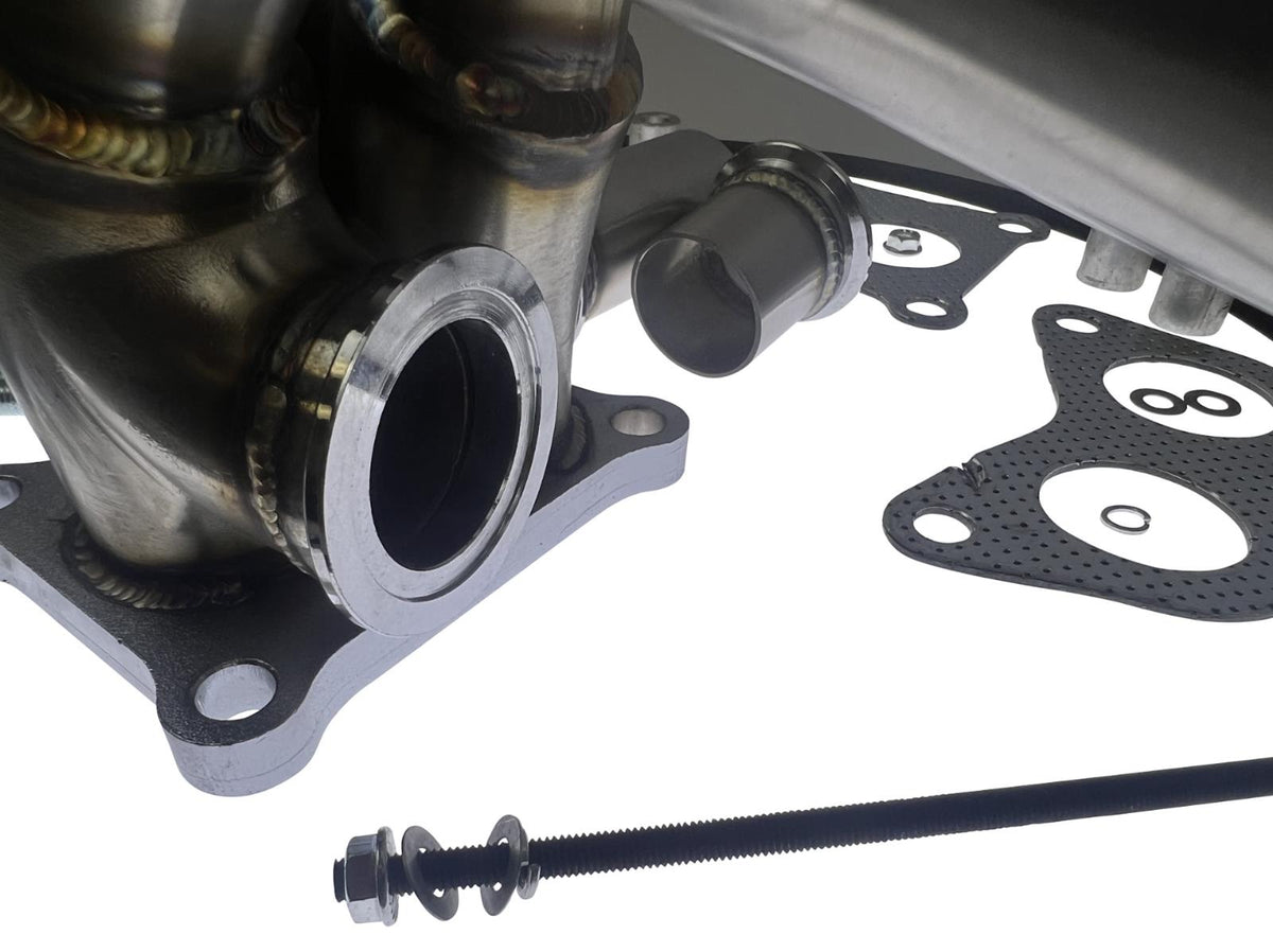 Header EWG turbo manifold for Subaru Impreza WRX 2015-2020, JackSpania Racing exhaust part, with equal length 304 stainless steel.