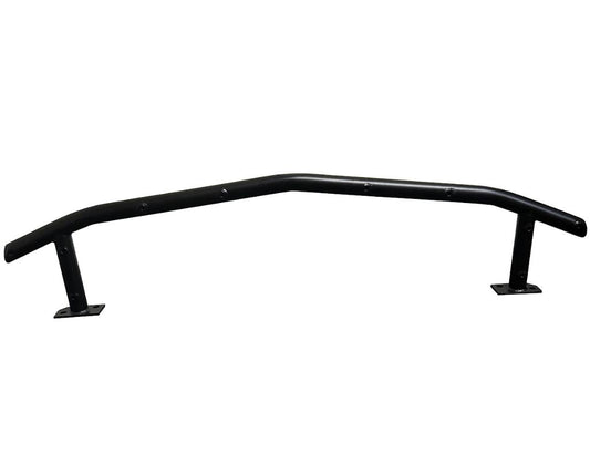 JackSpania Racing Integra DC2 front crash bumper replacement beam bar, USDM DC tubular suspension part, shown on vehicle.