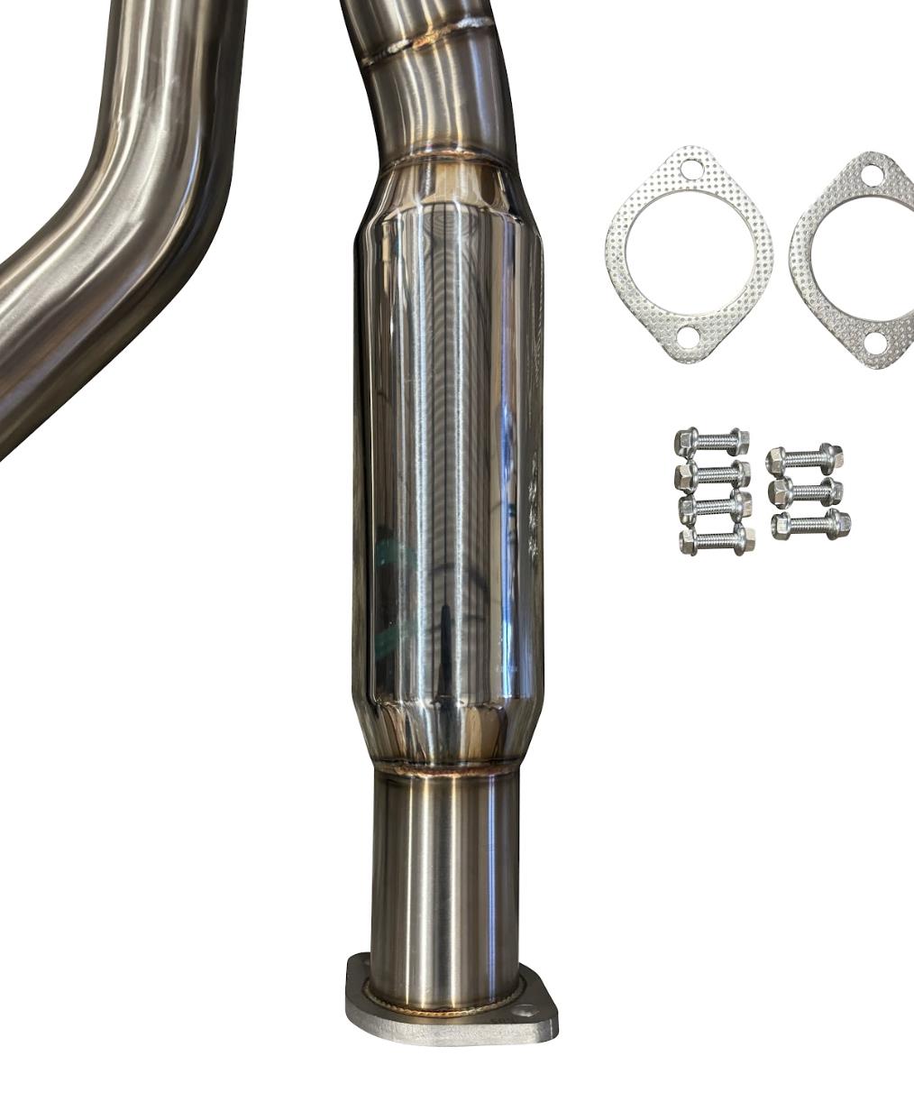 JackSpania Racing Tri Tip 3-inch CatBack exhaust for Honda Civic Si FK7 1.5T coupe, turbo, model years 2017-2021, showing the exhaust system.