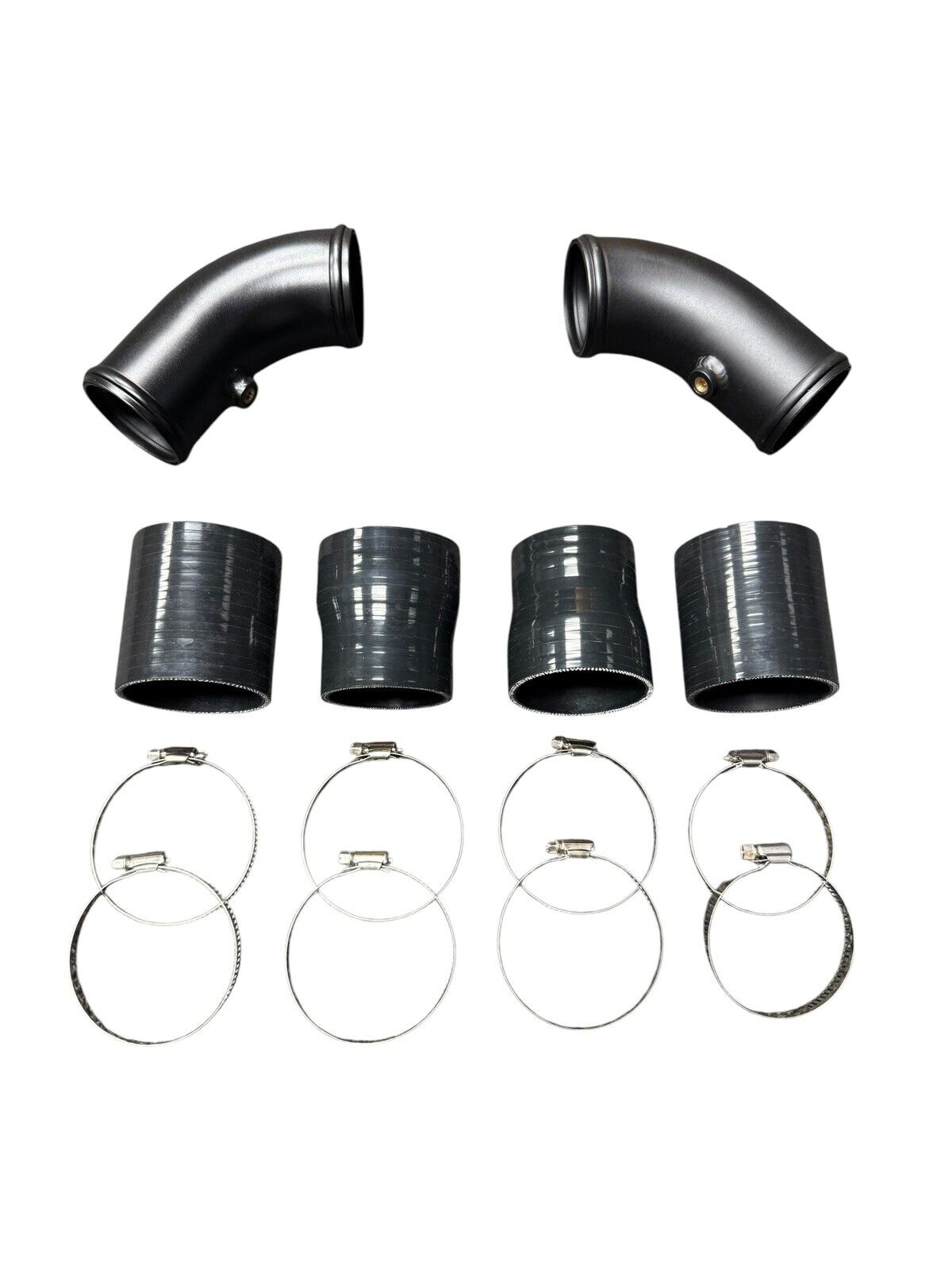 High flow turbo charge pipe upgrade kit for BMW F10 F12 F13 M5 M6 engine, manufactured by JackSpania Racing.