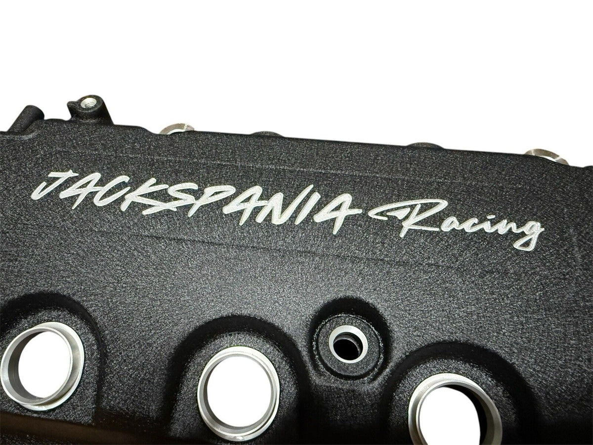 Vented valve cover for Honda D-series engines, D15 D16 Y7 Y8 Z6, compatible with SOHC VTEC, by JackSpania Racing.