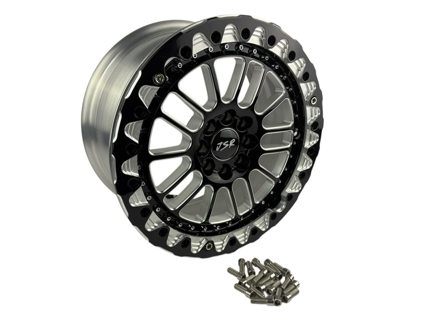 JSR Forged 15 X 7 Single Outer Beadlock Bead Lock 2 Piece Wheel 4 X 100 +20