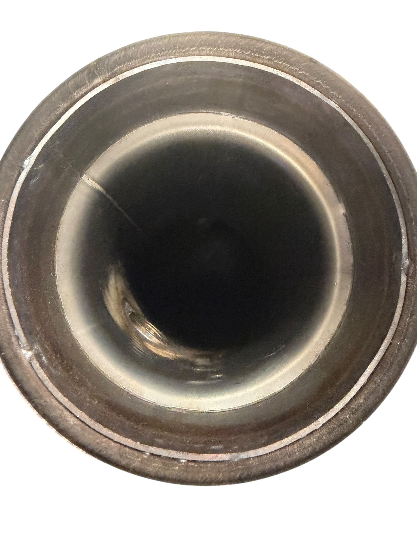 High flow catless J-pipe downpipe for 2022+ Subaru WRX VB from JackSpania Racing, showing the stainless steel exhaust pipe with smooth bends.