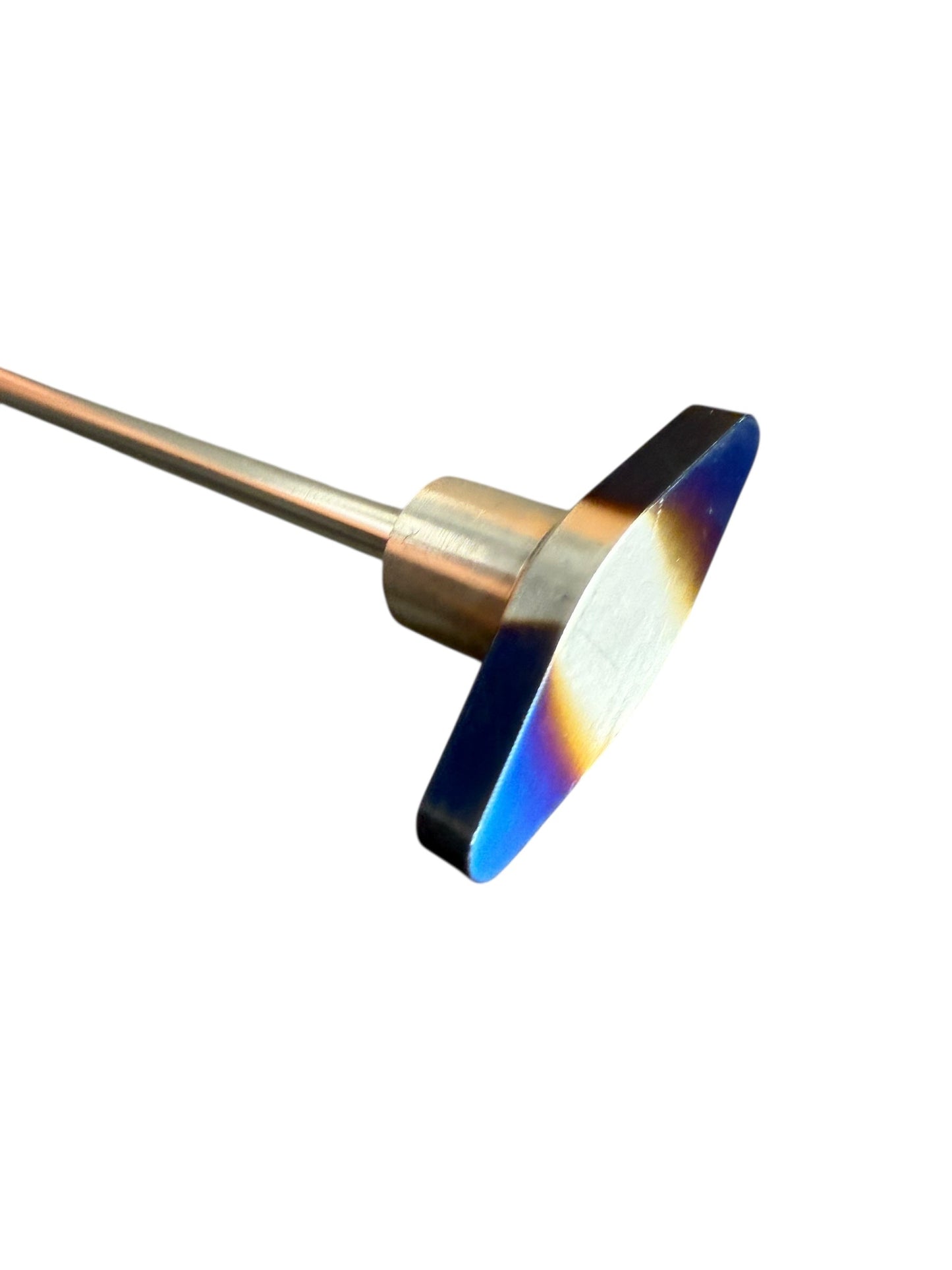 Billet B Series Oil Dipstick for Honda Acura B16 B18 VTEC engines by JackSpania Racing, showing the shiny metal construction.