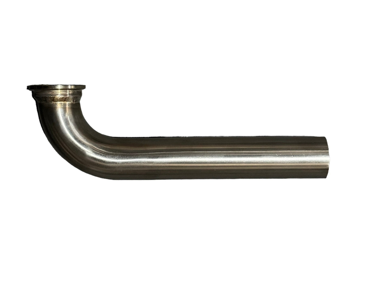 JackSpania Racing stainless steel wastegate dump tube in 38mm, 44mm, or 60mm size for TiAL fitment, engine performance part