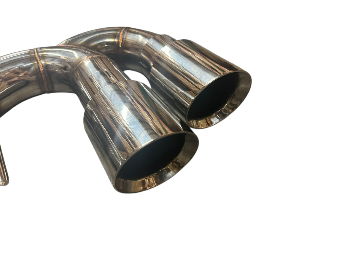 JackSpania Racing exhaust pipe for Chevrolet Corvette C8 2020+ 6.2L V8, 3-inch muffler pipe, catback exhaust system component