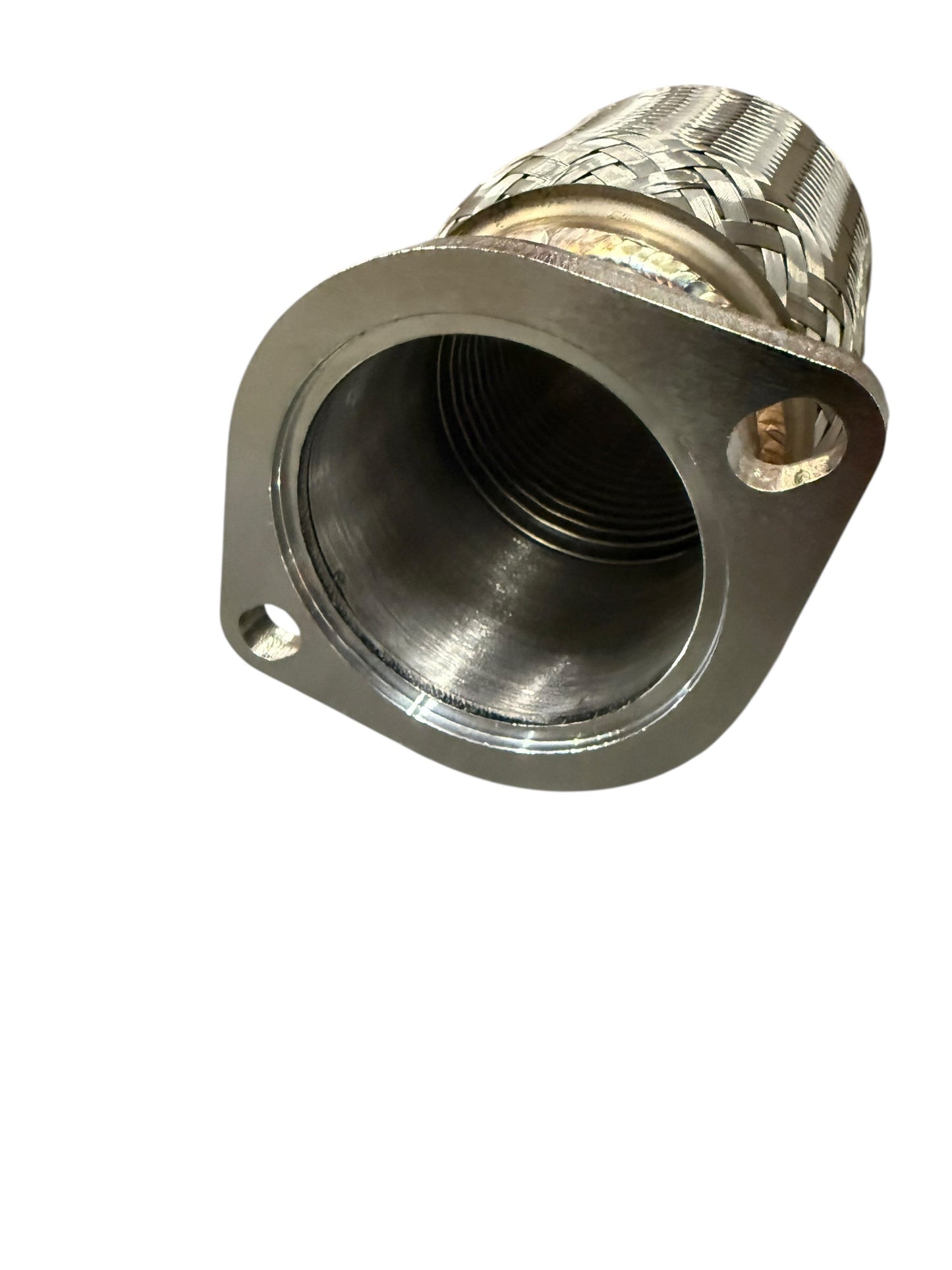 Ford Fiesta ST 3-inch downpipe by JackSpania Racing, made of 304 stainless steel, designed for 2014+ exhaust upgrade.