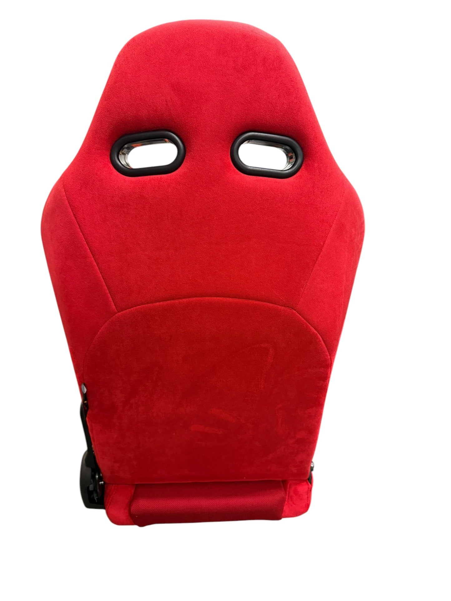Reclinable slider seat for Recaro SR4 style Acura RSX DC5, JackSpania Racing drivetrain part, shown in black with mounting hardware