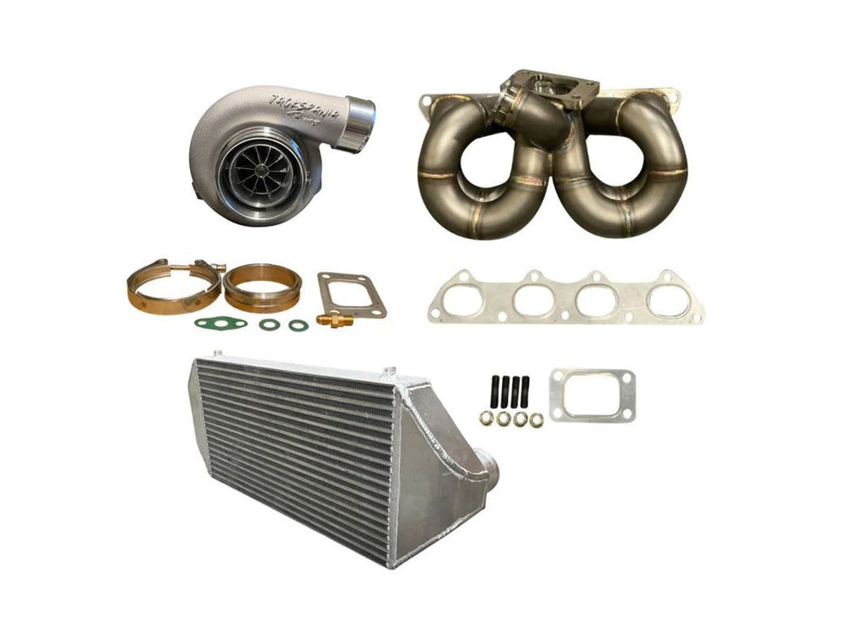 D Series AC PS Compatible T3 Turbo Manifold D15 D16 Intercooler 6262 EG EK Civic